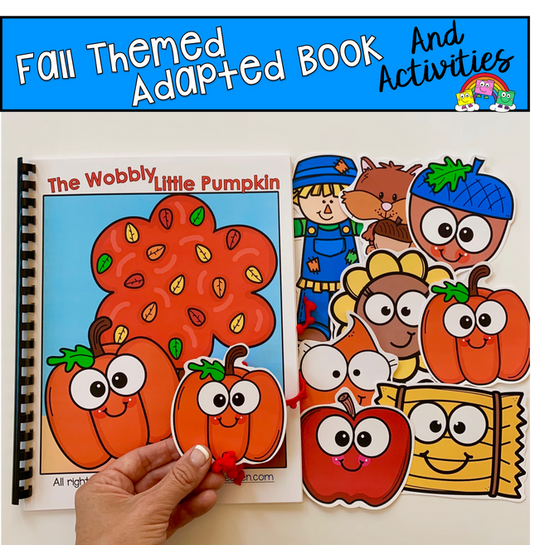 "The Wobbly Little Pumpkin" Prepositions Adapted Book